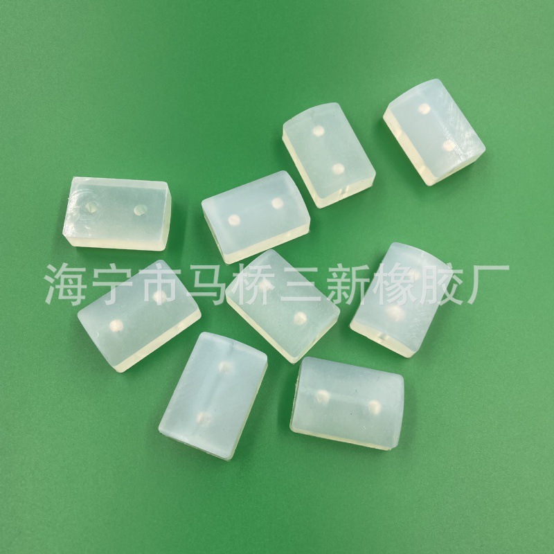 硅橡胶垫块缓冲橡胶块减震加厚垫块方弹性块 硅胶块