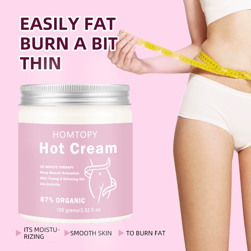 Новый продукт HOMTOPY, крем для ухода за кожей, укрепляющий крем с подогревом, укрепляющий крем, масло для упругой кожи, уход за телом, крем для похудения