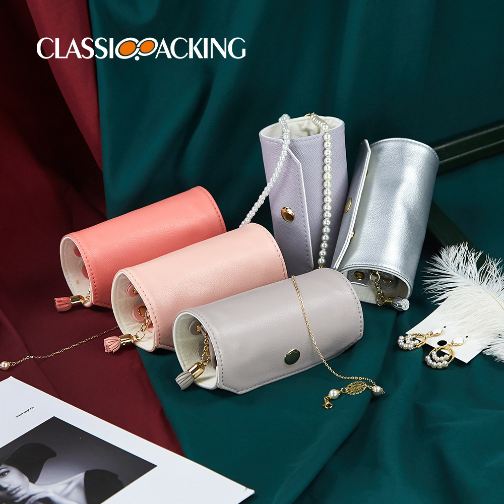 Joyería al por mayor de fábrica, material de collar de prepucio, bolsa de franela, almacenamiento de joyería simple y portátil, gran capacidad