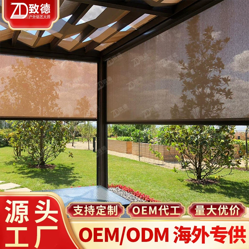 Электрические рольставни открытая Нанкинская солнечная комната окна от пола до потолка