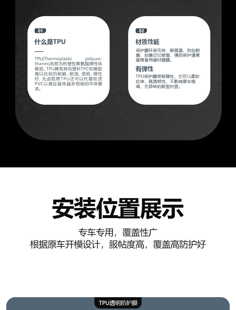 Suitable for Haval M6plus special central control interior TPU protective film Harvard navigation tempered film car tpu film