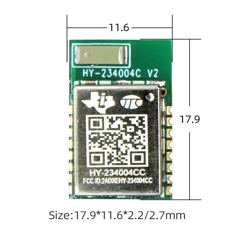 【Shengrun】HY-234004CC V2 Bluetooth multi-node serial port transparent transmission BLE5.3 low-power module