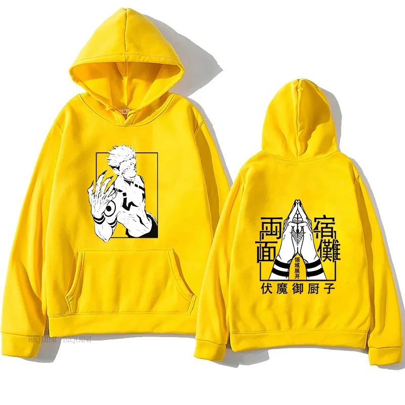 2024 Men Anime Primed Hoodies Tops Round Neck For Womens Fa