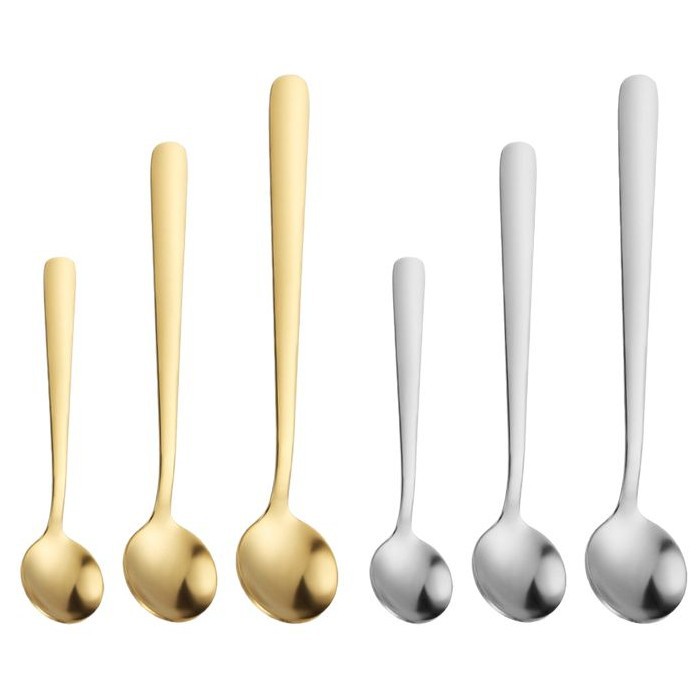 Gëllene Kaffisläffel Aus Edelstol Fir D'kichen_voghion.com