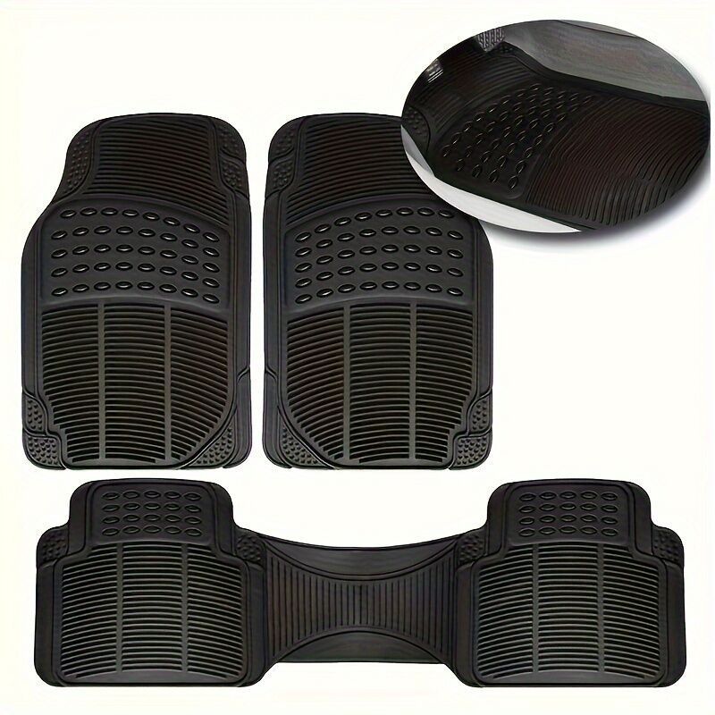 Directly from the manufacturer, PVC anti-slip and dirt-resistant car floor mats suitable for all seasons, universal fit, easy to clean