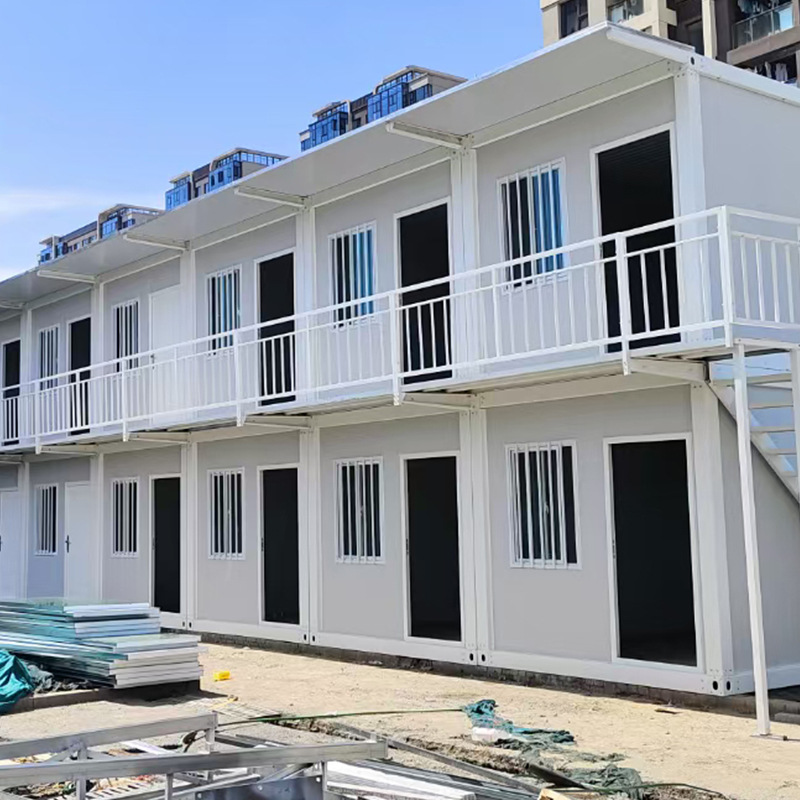 Sitio de construcción dormitorio casa móvil casa de caja de ensamblaje vivienda casa de contenedor casa integrada desmontaje casa de tablero de contenedor