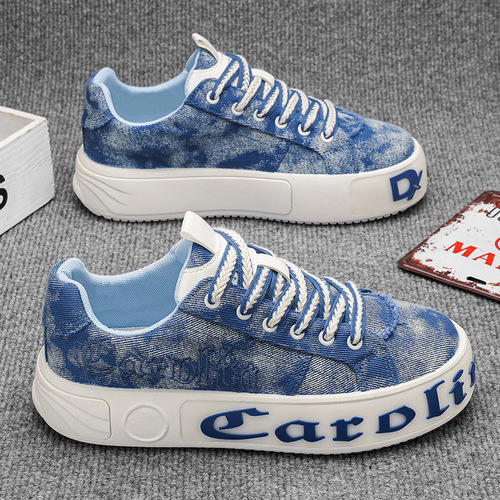 2024 Summer New Stylish Versatile Breathable Campus Anti-slip Wear-resistant Anti-odor Trendy Board Shoes Men