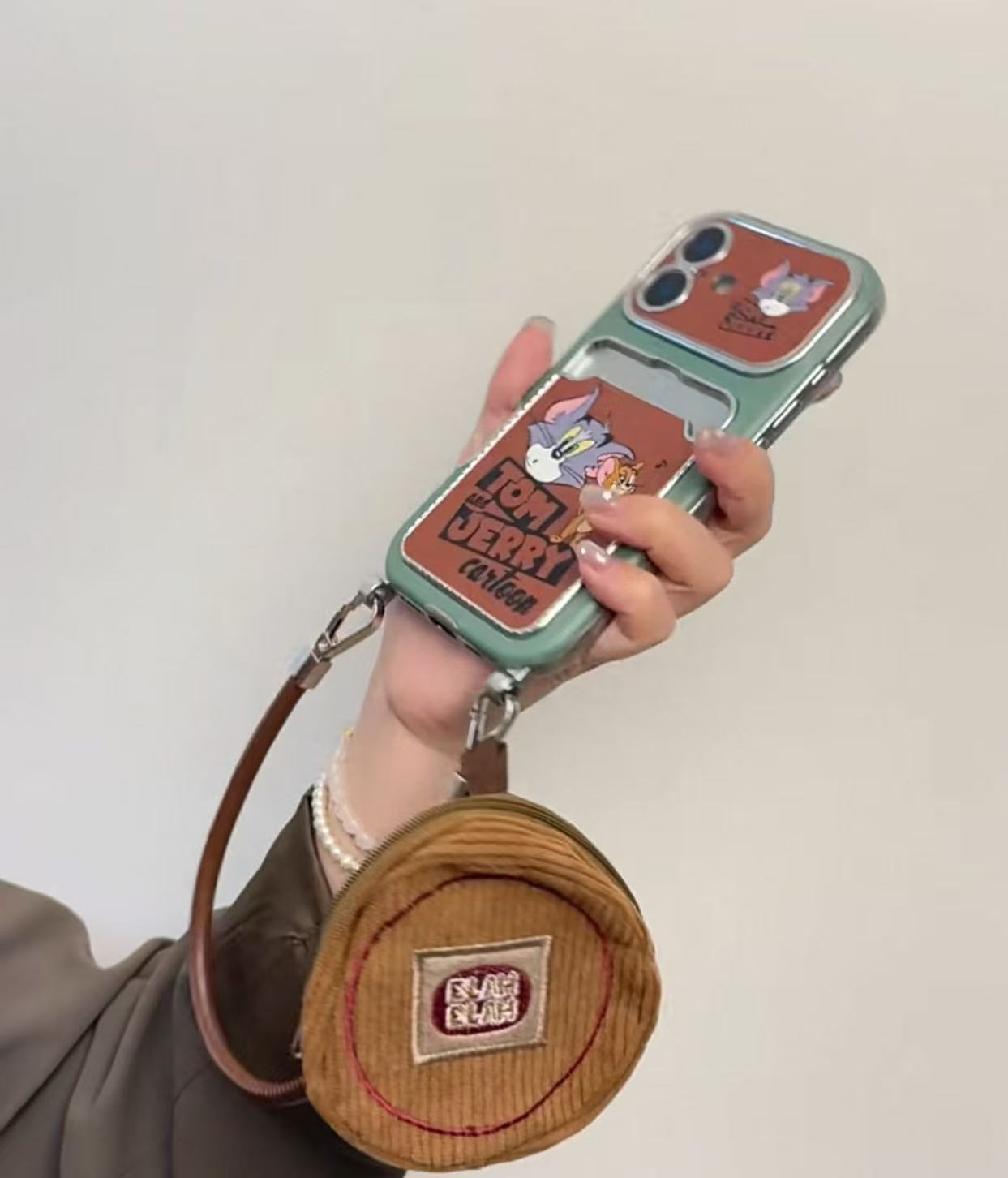 Ventana grande de dibujos animados oso West Highland Apto Apple 15/16 Paquete de tarjetas creativas 14promax lindo 14 femenino 13p