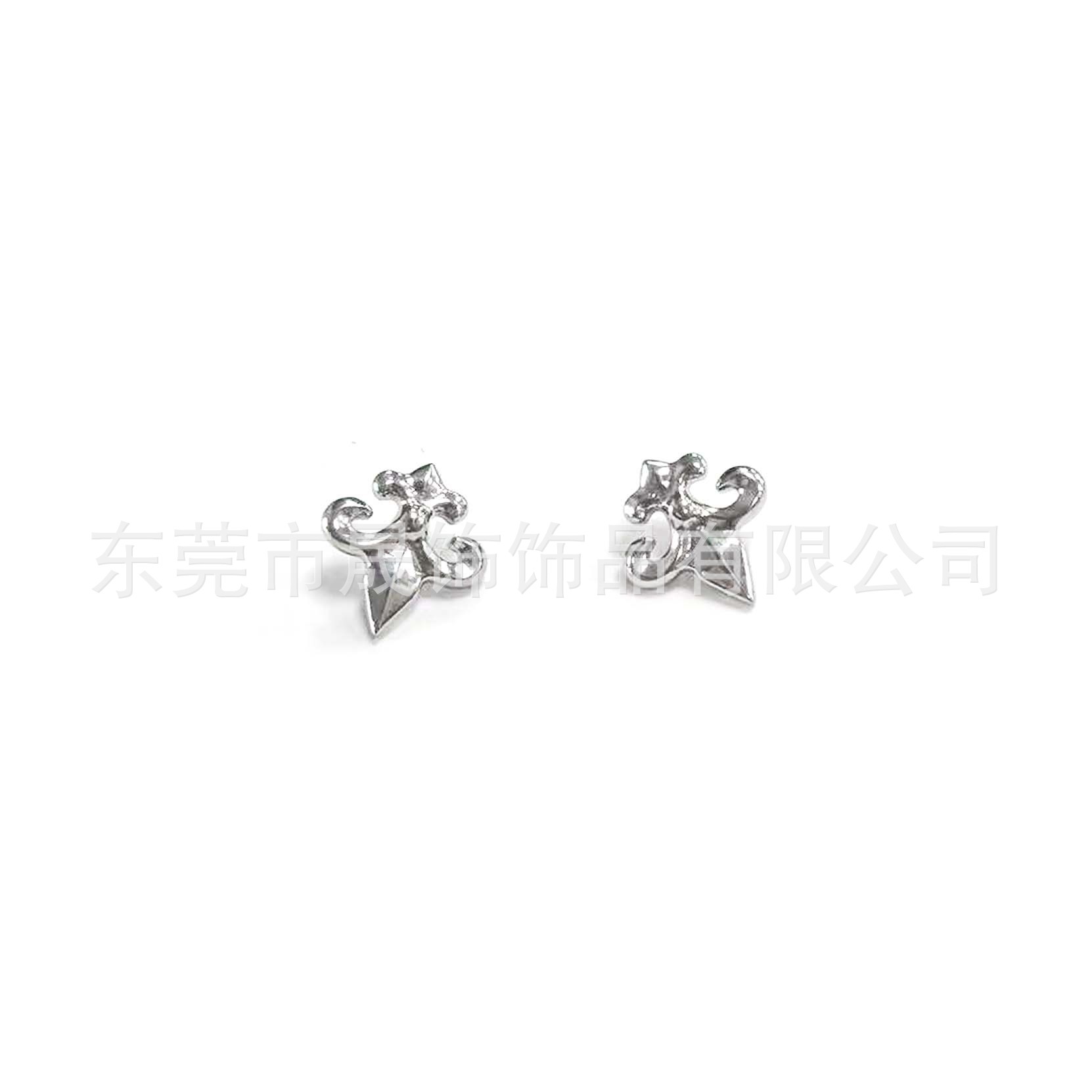 F136 Titanium Iris Flower 哥特 Ear Stud G23 Implant Grade Titanium 创意 Labret Stud Helix Cartilage Stud Piercing Jewelry 头