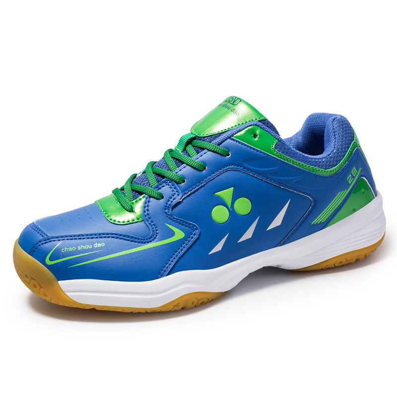 Nuevos zapatos de bádminton de malla transfronterizos zapatos de tenis de entrenamiento ligero zapatos deportivos antideslizantes al por mayor