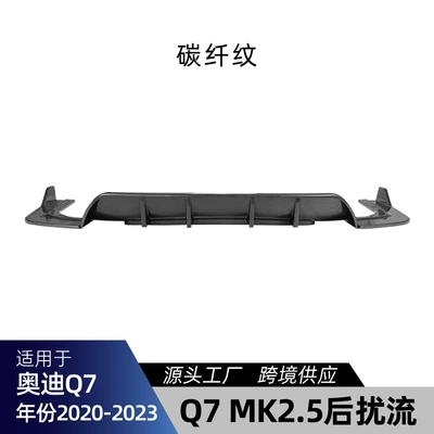 Specifically designed rear lip Spoiler - carbon-fiber-pattern