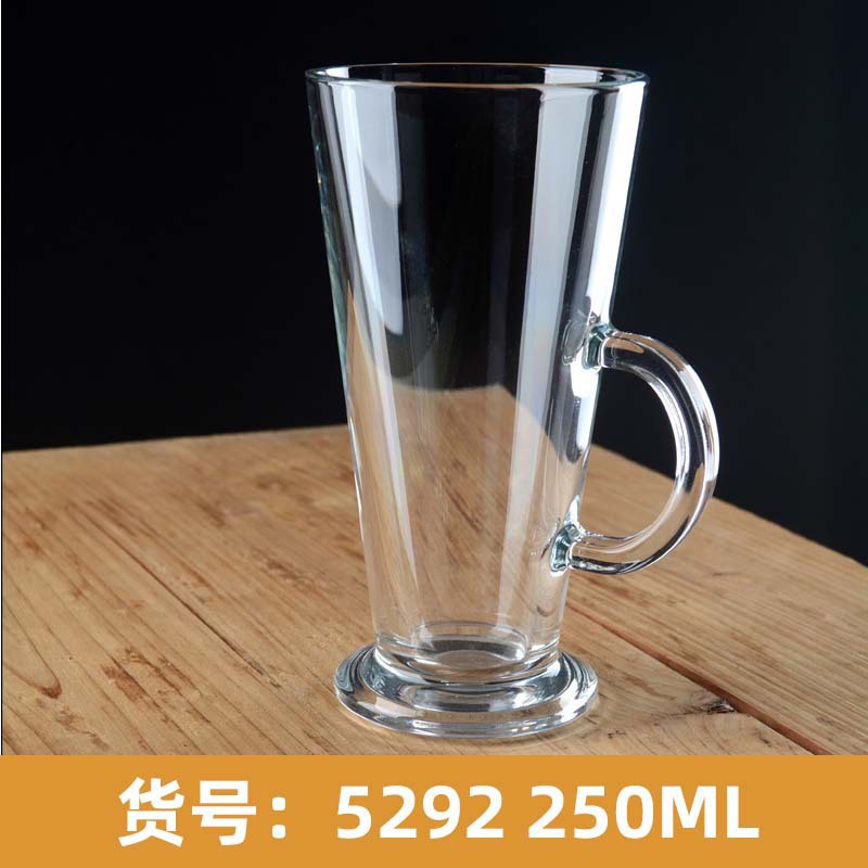 Taza de cerveza grande taza de cerveza taza de agua taza de té taza de bar de gran capacidad de espesamiento con un mango de taza de vino de trigo