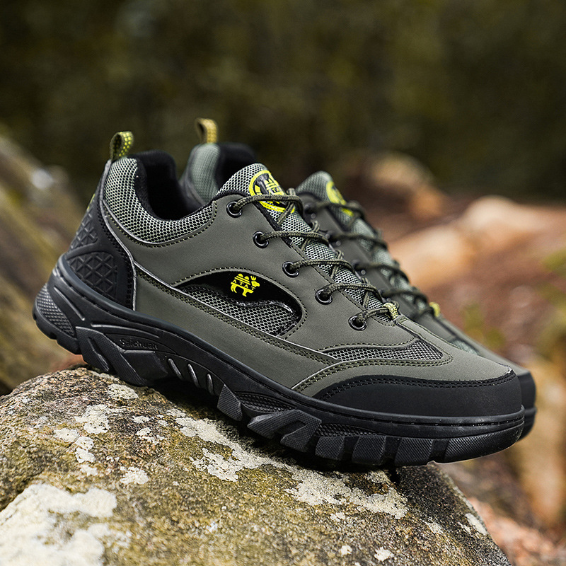 2023 nuevo otoño antideslizante inferior suave zapatillas casual estilo coreano de moda impermeable montañismo Protección Laboral zapatos de los hombres