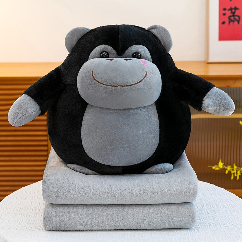 Manta de aire acondicionado de dibujos animados, almohada, edredón, almohada de siesta multifuncional dos en uno, venta directa de fábrica, comercio exterior al por mayor