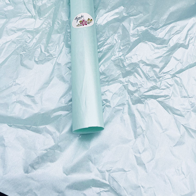 Papel de pera nacarado engrosado papel de copia pastel de hornear 26g ramo de papel de regalo tejido 20g