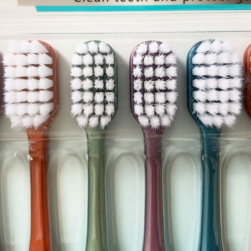 细丝软毛牙刷批发成人