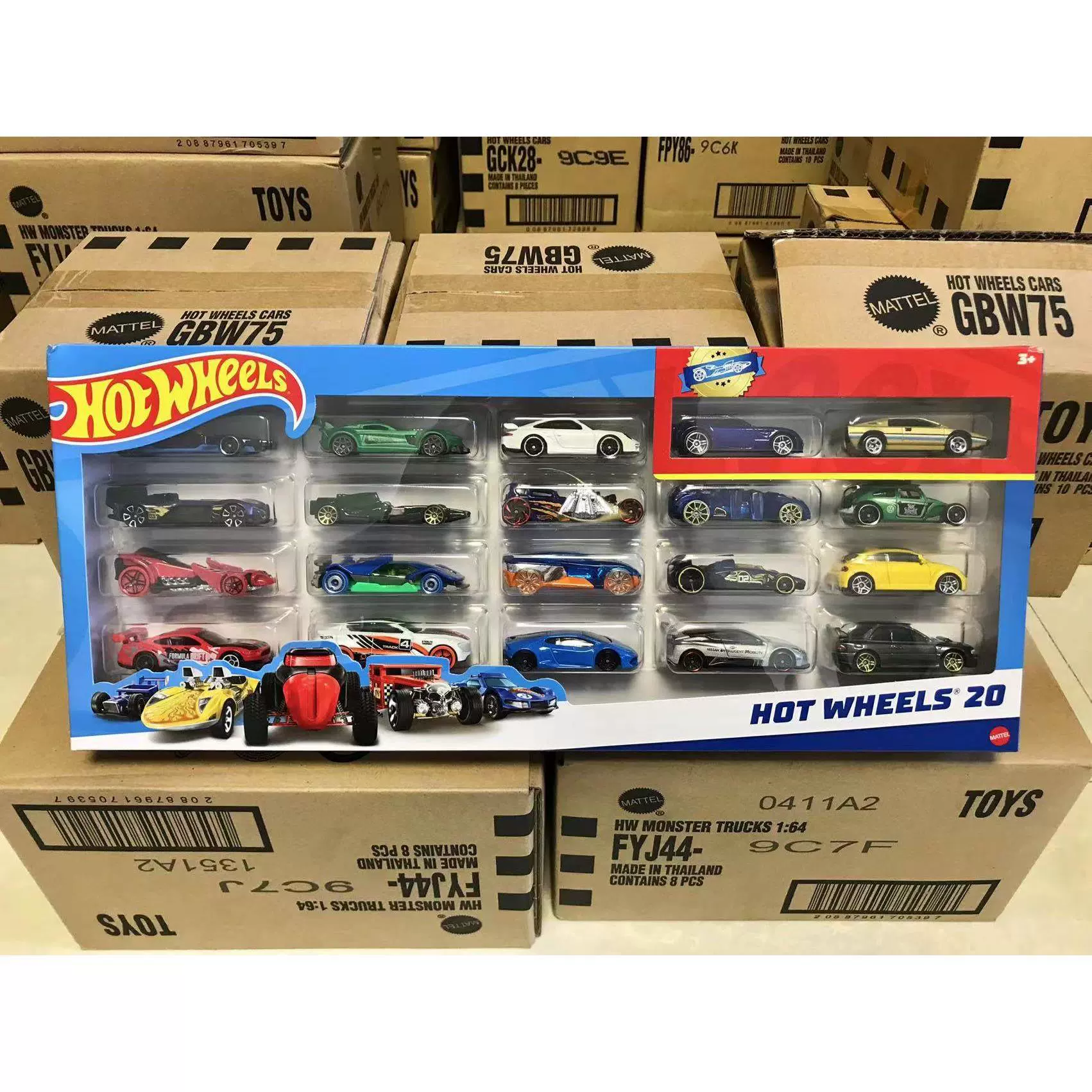 Hotwheel Fenghuolun двадцать цельных автомобилей двадцать - загруженная сплавная модель Trail H7045