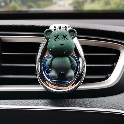 Accessories Ornaments Lasting Light Fragrance — Car Perfume Aromatherapy - ocean-flavor-green-violent-bear