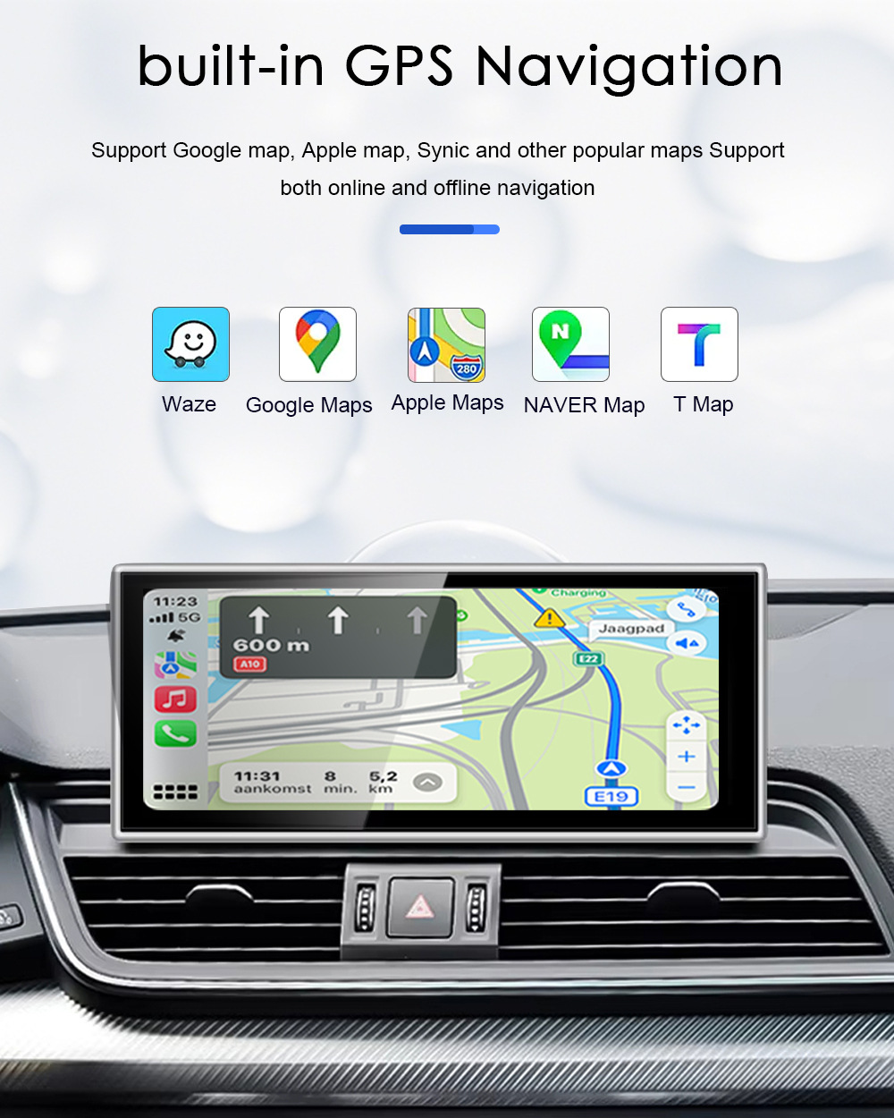 10.25inch / 12.3inch / 12.8inch Android Car Navigation System Suitable for Audi Q5L 2018-2020 Models