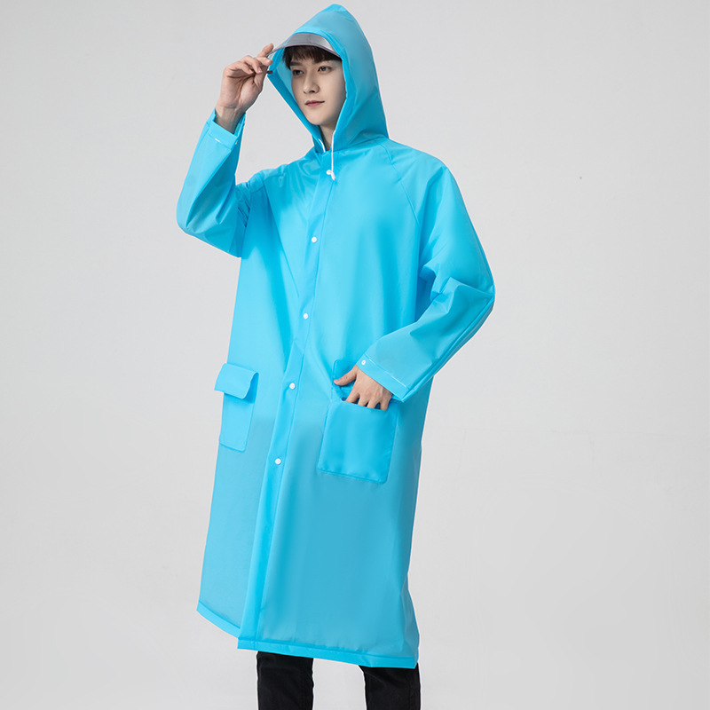 [Express Mail] impermeable no desechable portátil para adultos eva grueso alargado al aire libre excursión a pie