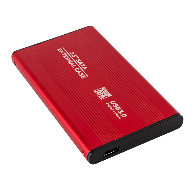 Venta directa de fábrica de 2,5 pulgadas USB3.0 a SATA caja de disco duro móvil aleación de aluminio puerto serie portátil caja de disco duro