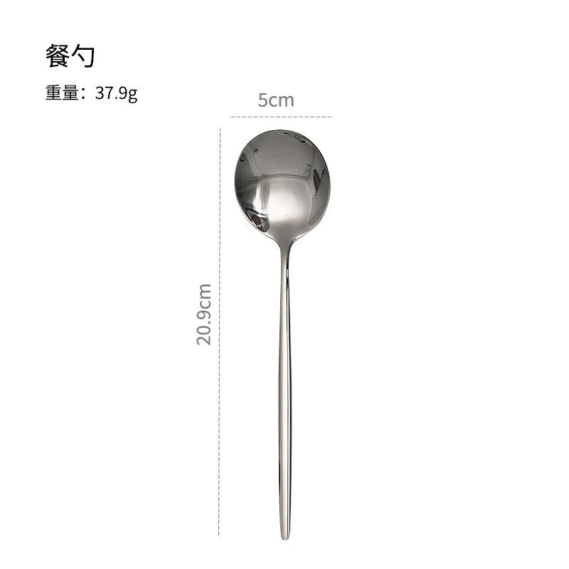 チタン精製ステンレス鋼ポルトガル製カトラリー、フォーク、スプーン、洋食レストラン高級ステーキカトラリー、フォーク、スプーン、家庭用軽量洋食食器|undefined