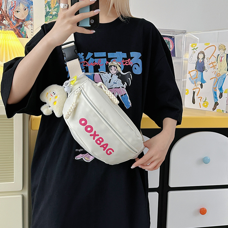 Bolso de Pecho y Cangurera para Mujer de Nailon para Uso Diario