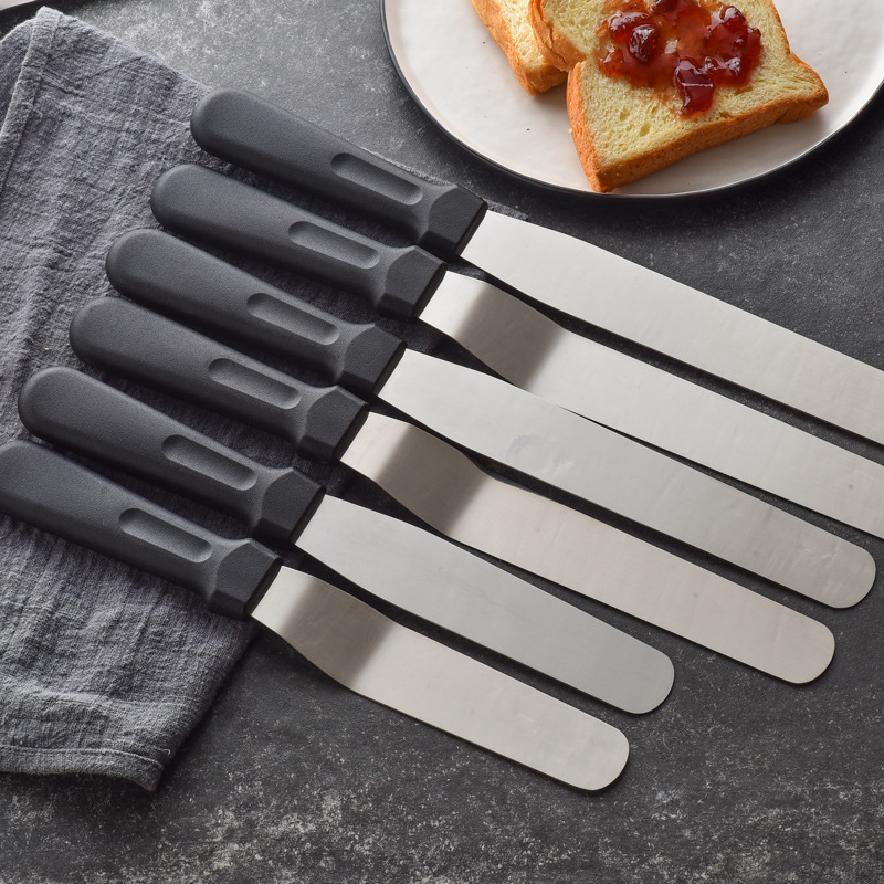 Stainless Steel Butter Spatula Decorating Tool 6 8 10 12inch Cake Demoulding Knife Scraper Baking Straight Curved Kiss Knife Stainless Steel Butter Spatula Decorating Tool 6 8 10 12inch Cake Demoulding Knife Scraper Baking Straight Curved Kiss Knife
