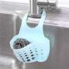 Simple kitchen sink drain rack water faucet hanging basket bathroom storage hanging bag