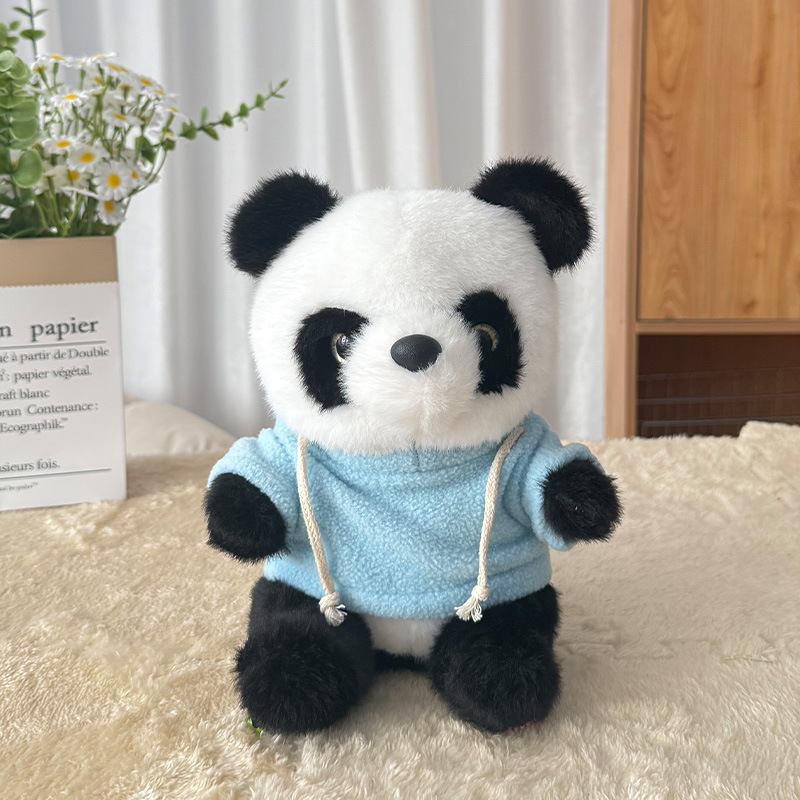 Dollos lindos de peluche, muñecas de ropa, muñecas de denim, Sichuan, Chengdu, recuerdos, logotipo