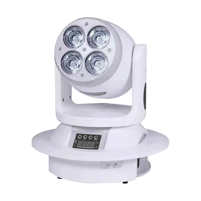 Cuatro ojos pistola de acero pequeña caja de KTV luz de la cabeza móvil led a todo color teñido par Barra de luz estroboscópica atmósfera luz de la etapa