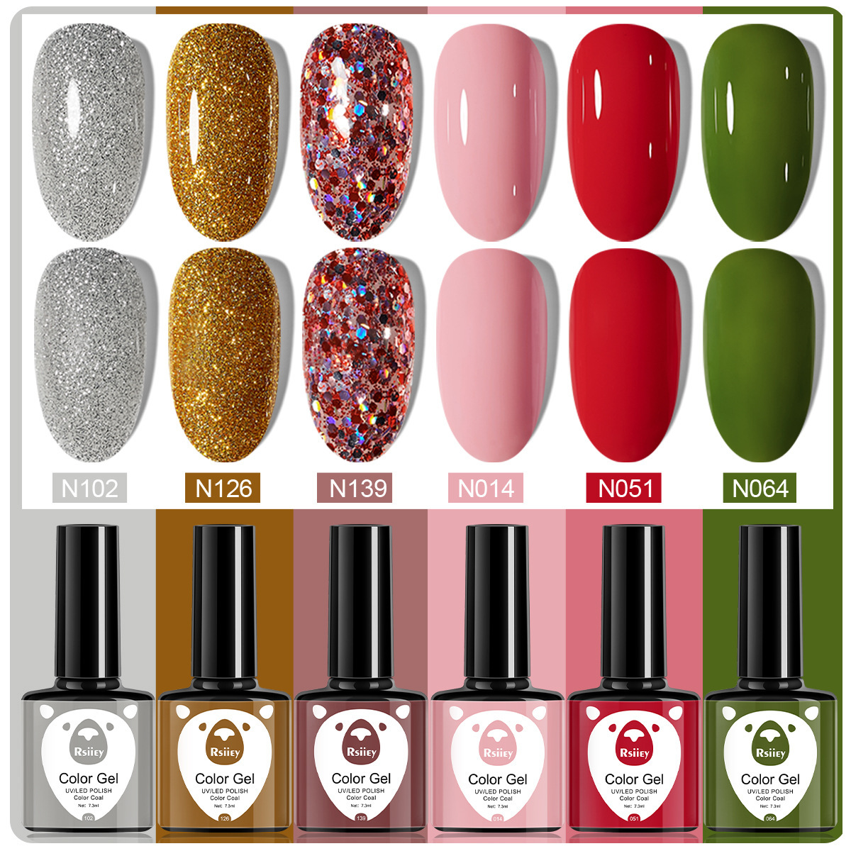 6 colores esmalte de uñas pegamento fototerapia embotellada color popular pintado brillante ojo de gato pegamento UV fototerapia pegamento esmalte de uñas traje de pegamento