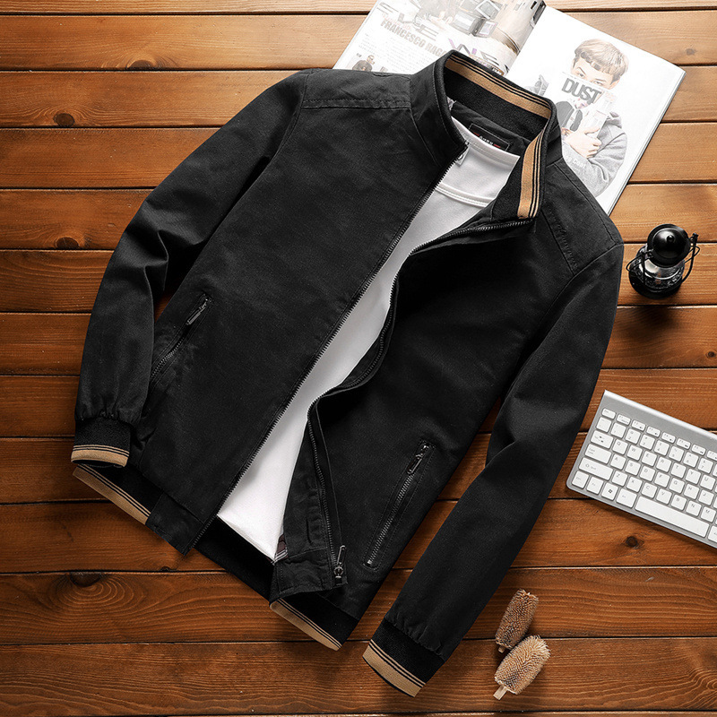 Mittleren alters arbeitskleidung herbst dünne stil jacke reife und stabile oberen casual frühling herren kleidung_voghion.com