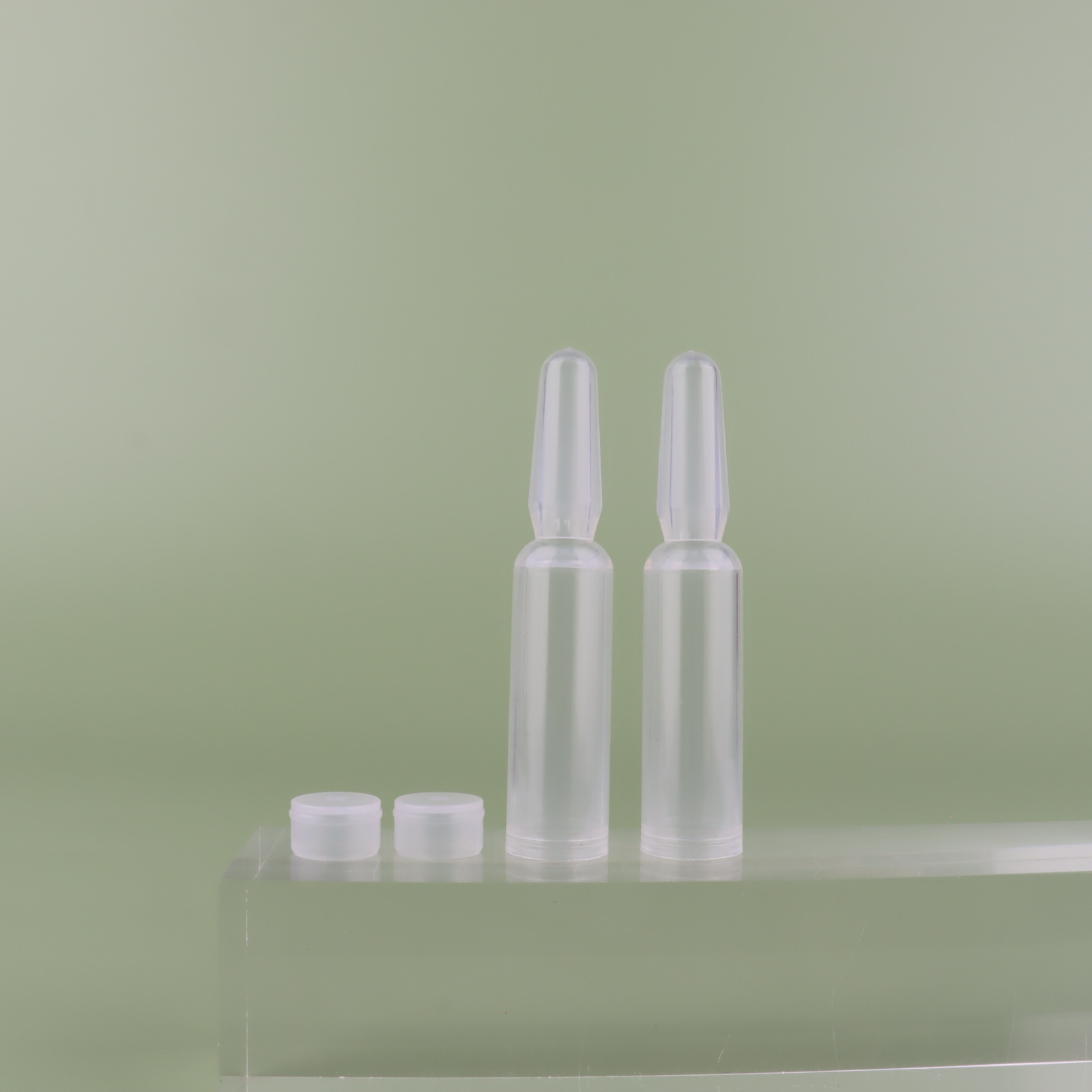 Spot 1.5 ml2 ml ampolla de plástico desechable PP botella de polvo fácil de romper botella de esencia botella cosmética