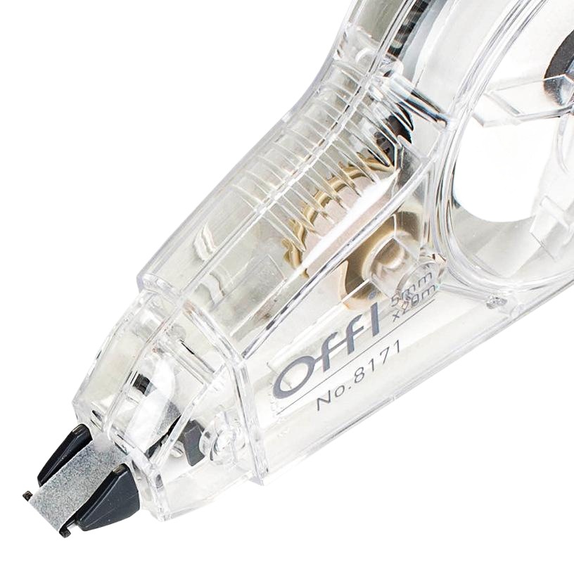 Deli 8171 cinta correctora 20 m * 5mm de gran capacidad de corrección Estudiante cinta de corrección papelería suministros