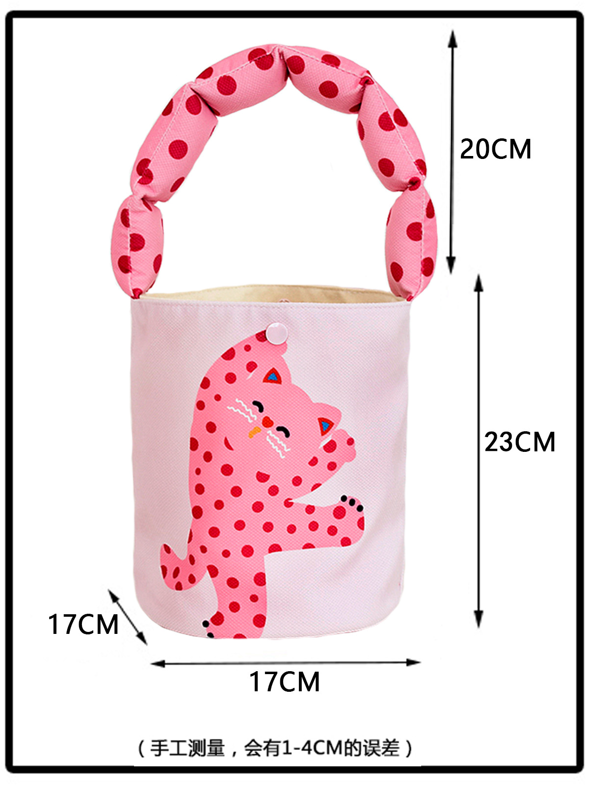 Otoño y invierno lleno de algodón correa de hombro bolsas de cubo de regalo de cumpleaños para niñas bolsas de regalo de jardín de infantes lindas bolsas de almuerzo