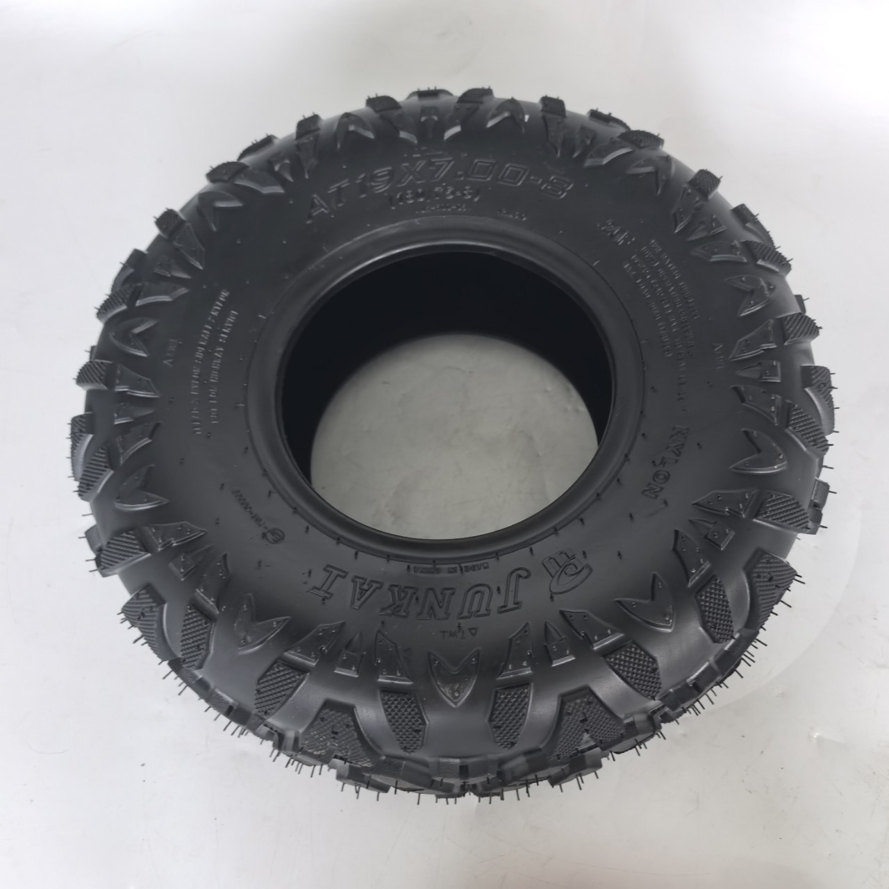 四轮ATV沙滩车配件19X7-8寸真空胎观光车卡丁车A字花升级加厚轮胎