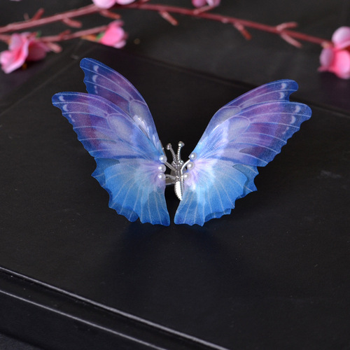 Shake the butterfly headdress fairy hanfu hairpin of the single paragraphgirls hanfu chinese princess headdress ancientry clip children hair clips