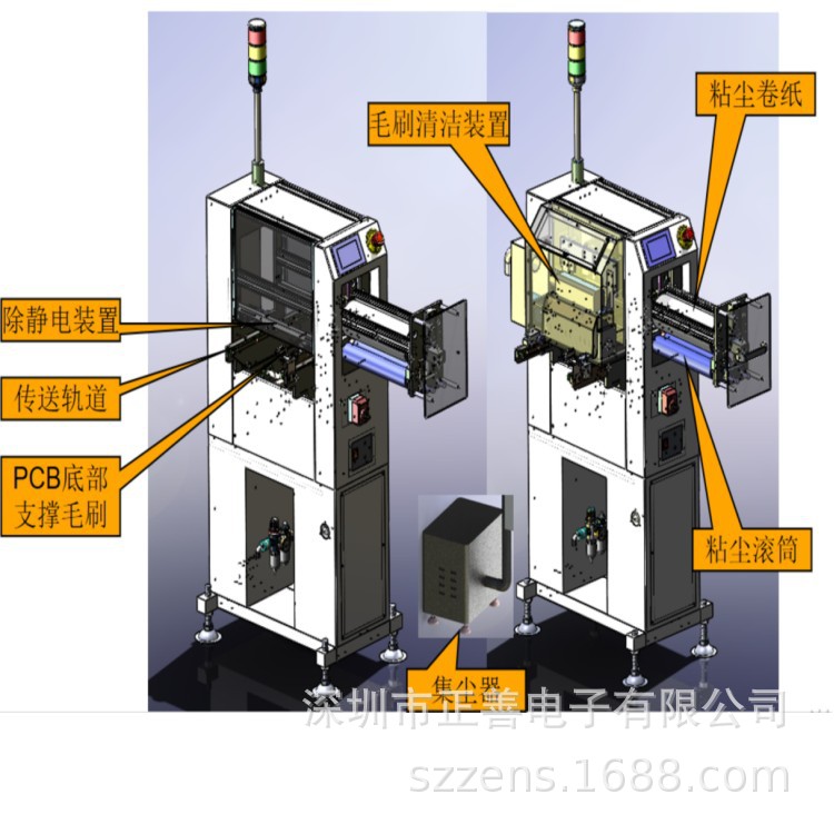SMT辅助设备   清洁设备   PCB线路板面清洁机 清洁PCB表面灰尘