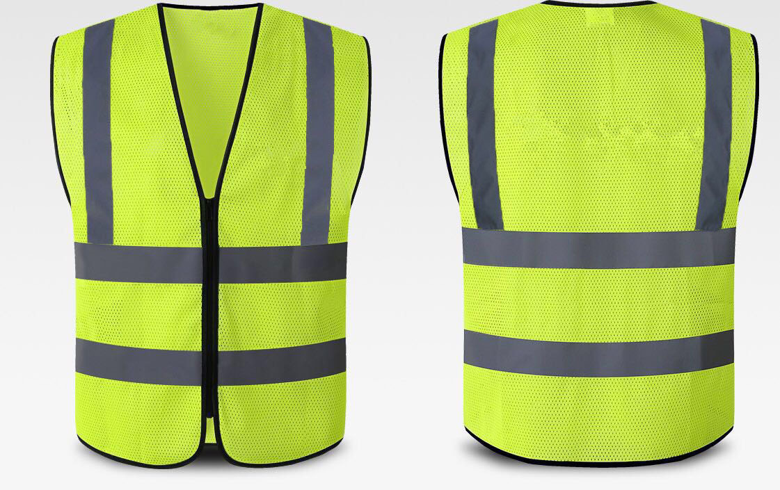 Chaleco reflectante de construcción al por mayor chaleco reflectante Chaleco de protección de seguridad sitio de construcción ropa reflectante chaleco