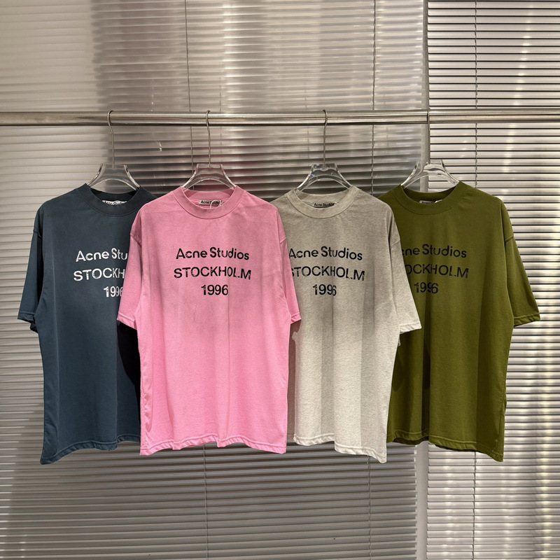 High-End Ance Snowflake Cotton 1996 Letter Print Distressed Summer New Style Unisex Loose Short-Sleeve T-Shirt High-End Ance Snowflake Cotton 1996 Letter Print Distressed Summer New Style Unisex Loose Short-Sleeve T-Shirt