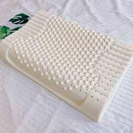 可定制款泰国天然乳胶枕公司礼品狼牙按摩乳胶枕头批发一件代发