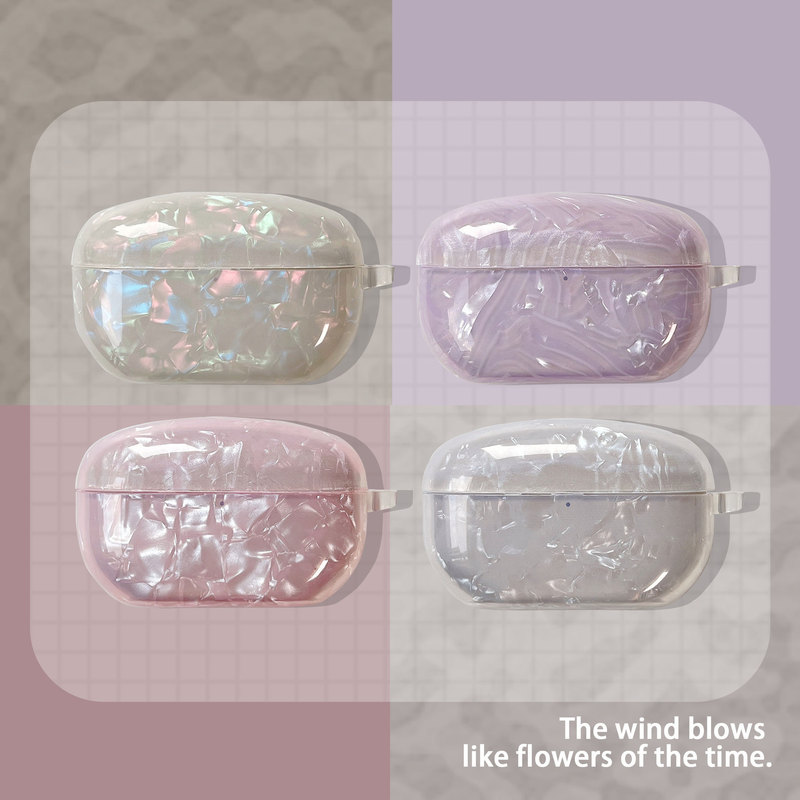 New Suitable for Sony Sony WF-1000XM5 Charging Warehouse Shell Pattern Earring Case IMD Protective Case