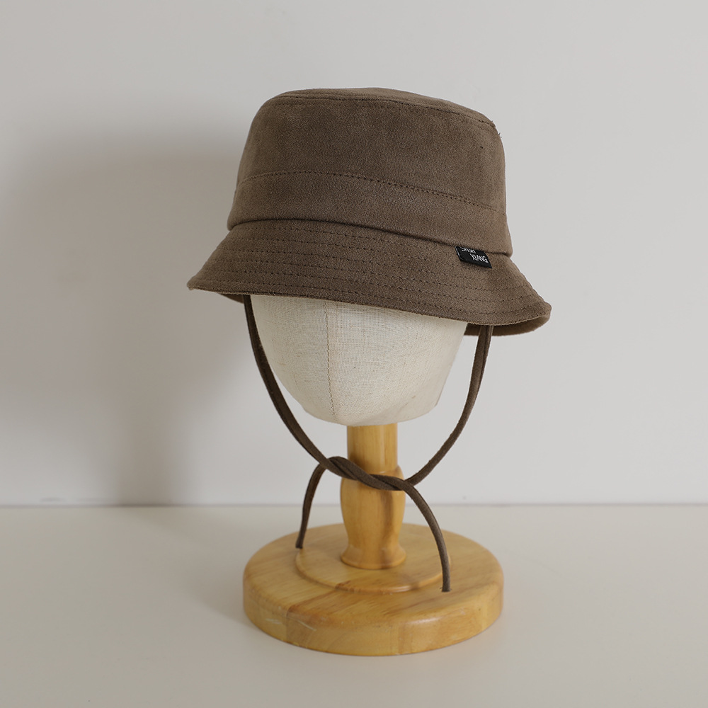 Sombrero de bebé japonés primavera y verano moda ins cóncava forma sombrero de pescador para niños y niñas sombrero de color puro transpirable