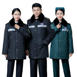 120急救羽绒服棉衣护士棉袄防寒加厚急诊服公共卫生值班棉服大衣