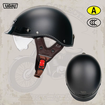 Motosiklet kaskı (dəbilqə): electric motorcycles, 3C certified, suitable - vq-3-yahei-m-52-54cm-transparent-black-tea-lens