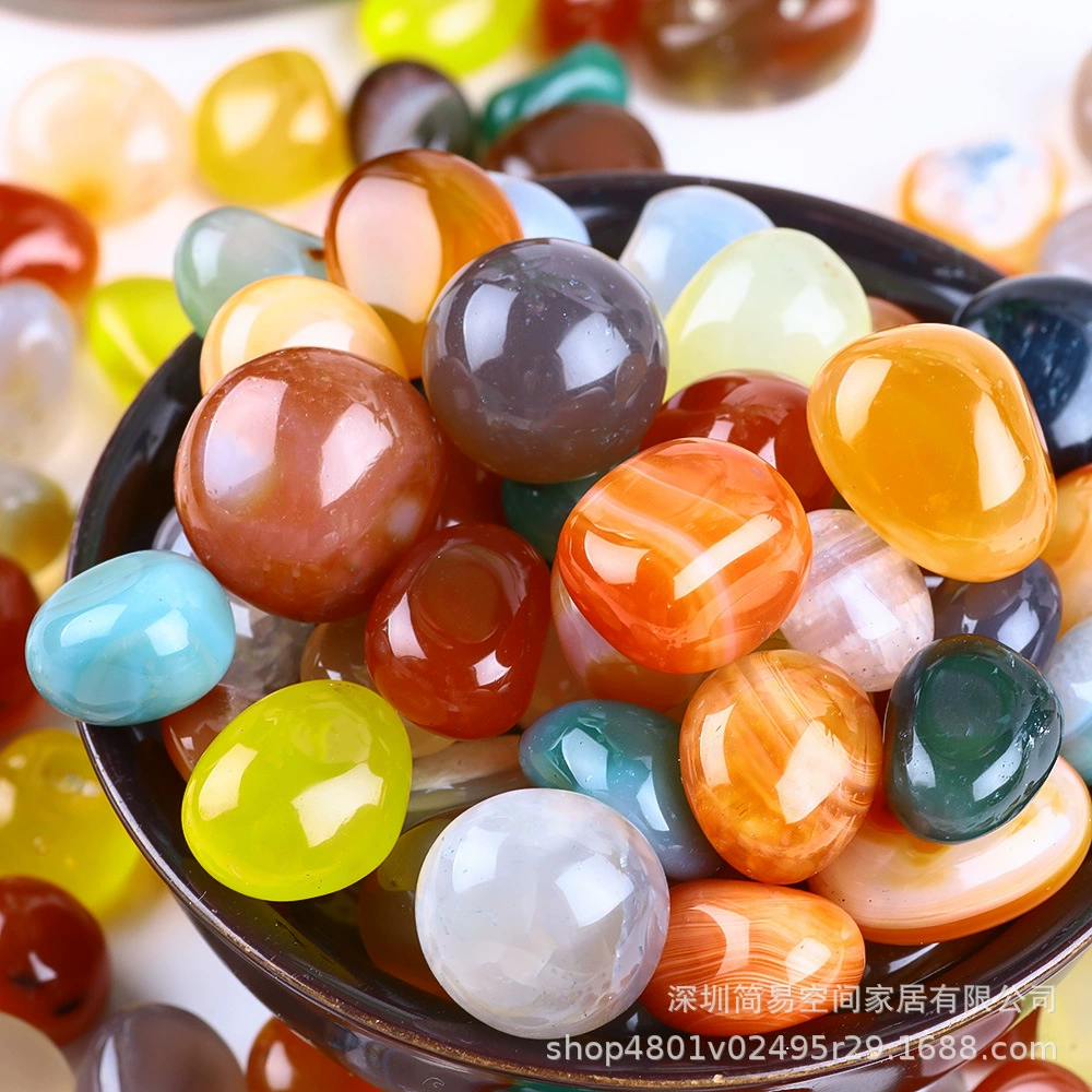 Нанкин Юхуа камень натуральный сырой камень галька аквариум озеленение камень цветочный горшок цветной камень маленький цветной агатовый камень