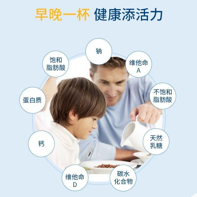 B Poland imported full fat pure milk 1l package breakfast milk catering milk tea shop coffee lava milk foam baking raw materials
