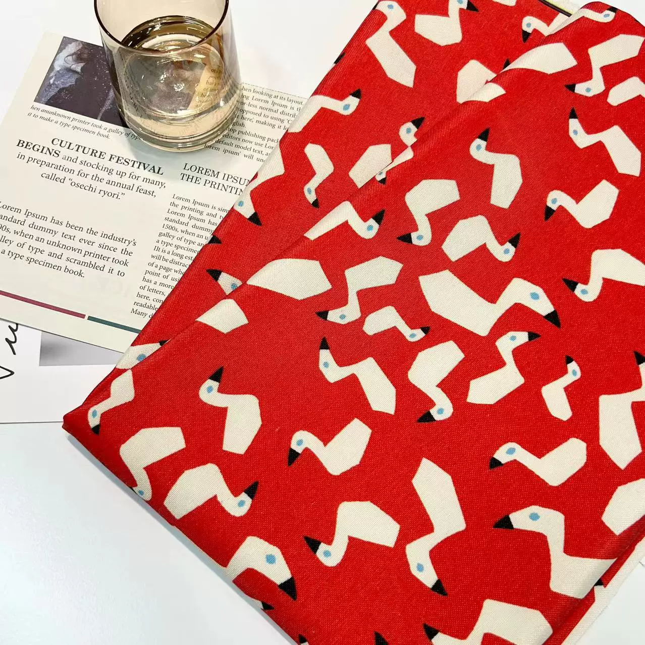 全涤帆布数码印花热转移印花加工 diy手工面料仿棉麻装饰布小批量