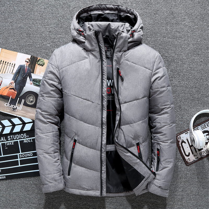 Amazon Foreign Trade Best-Selling Winter Cold-Proof Clothing Men's Short down Jacket Outdoor Thickened Large Size Warm Youth Jacket